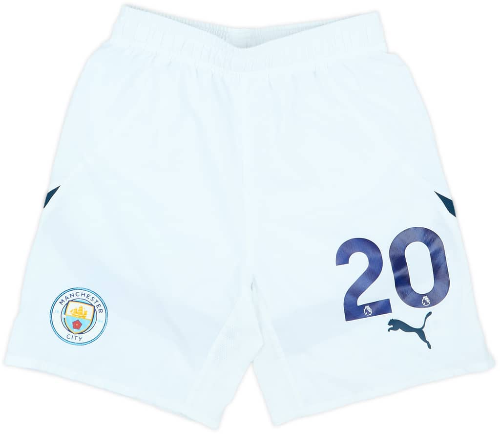 2024-25 Manchester City Match Issue Home Shorts #20 (Bernardo Silva)