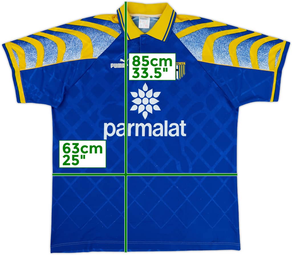 1995-97 Parma Away Shirt - 8/10 - (XL)