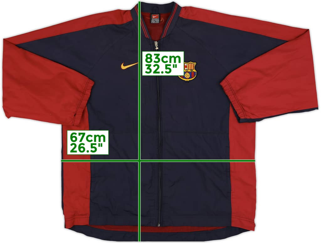 1999-00 Barcelona Nike Track Jacket - 8/10 - (XL)