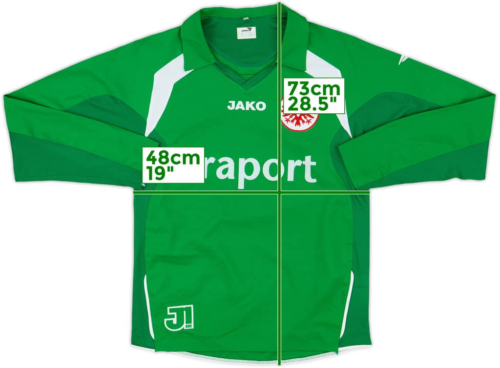 2006-07 Eintracht Frankfurt GK Shirt - 8/10 - (XS)