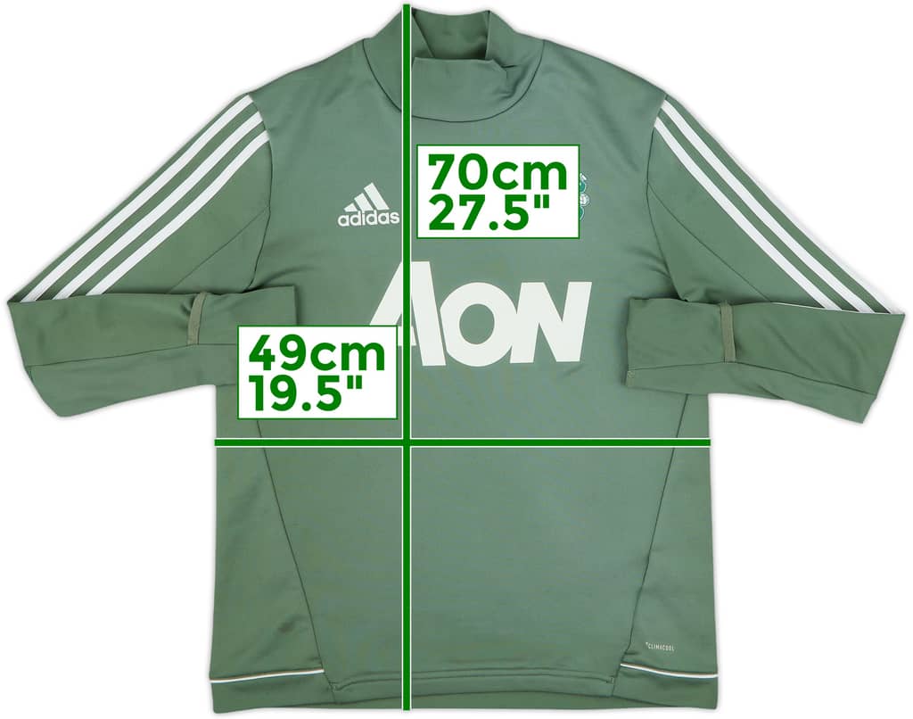 2017-18 Manchester United adidas Drill Top - 6/10 - (L.Boys)