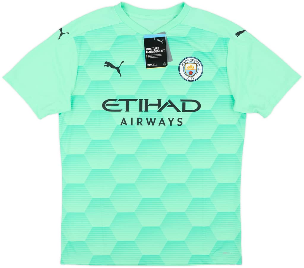 2020-21 Manchester City Player Issue GK S/S Shirt (L)
