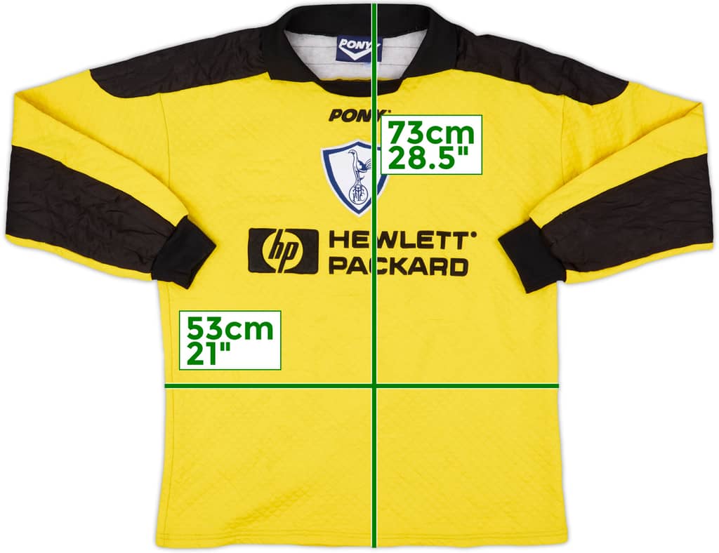 1995-96 Tottenham GK Shirt - 8/10 - (M)