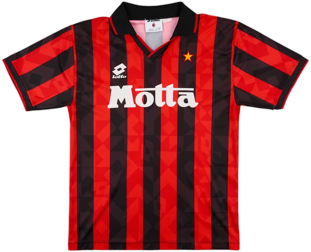 1993-94 AC Milan Home Shirt - 8/10 - (M)