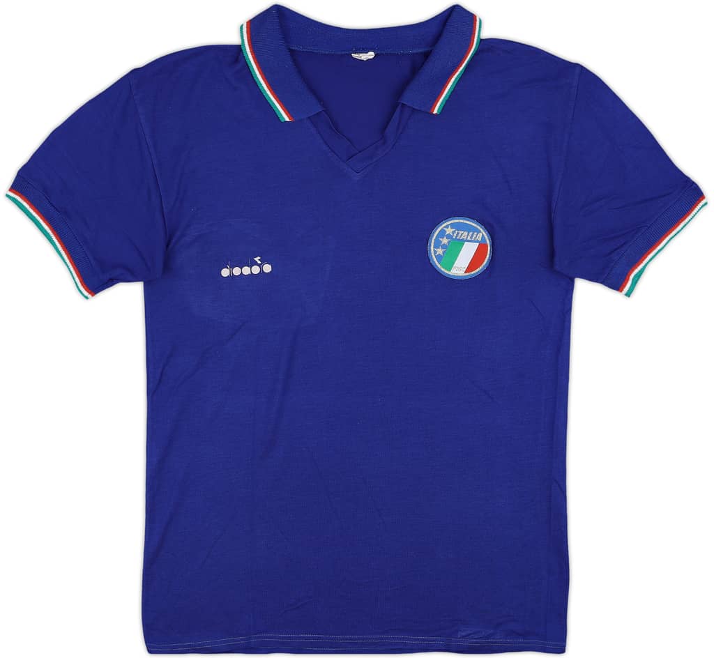1986-91 Italy Home Shirt - 5/10 - (XL)