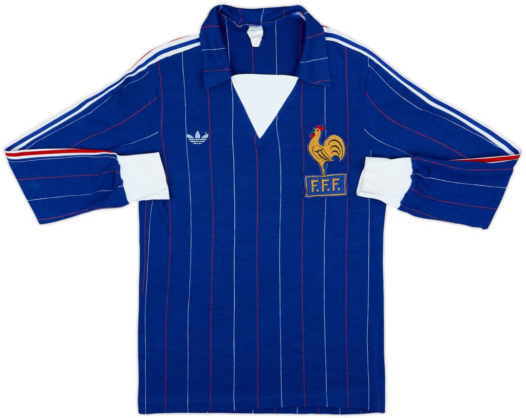 1980-82 France Home L/S Shirt - 8/10 - (S)