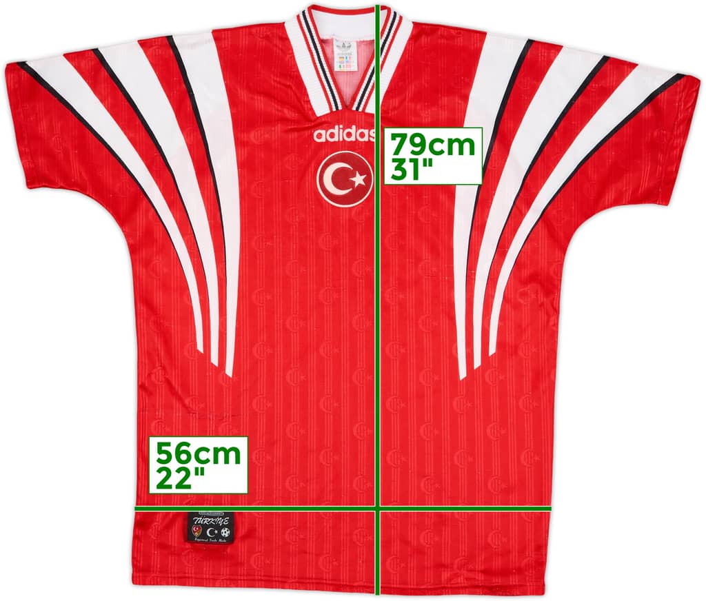 1996-97 Turkey Home Shirt - 8/10 - (XL)