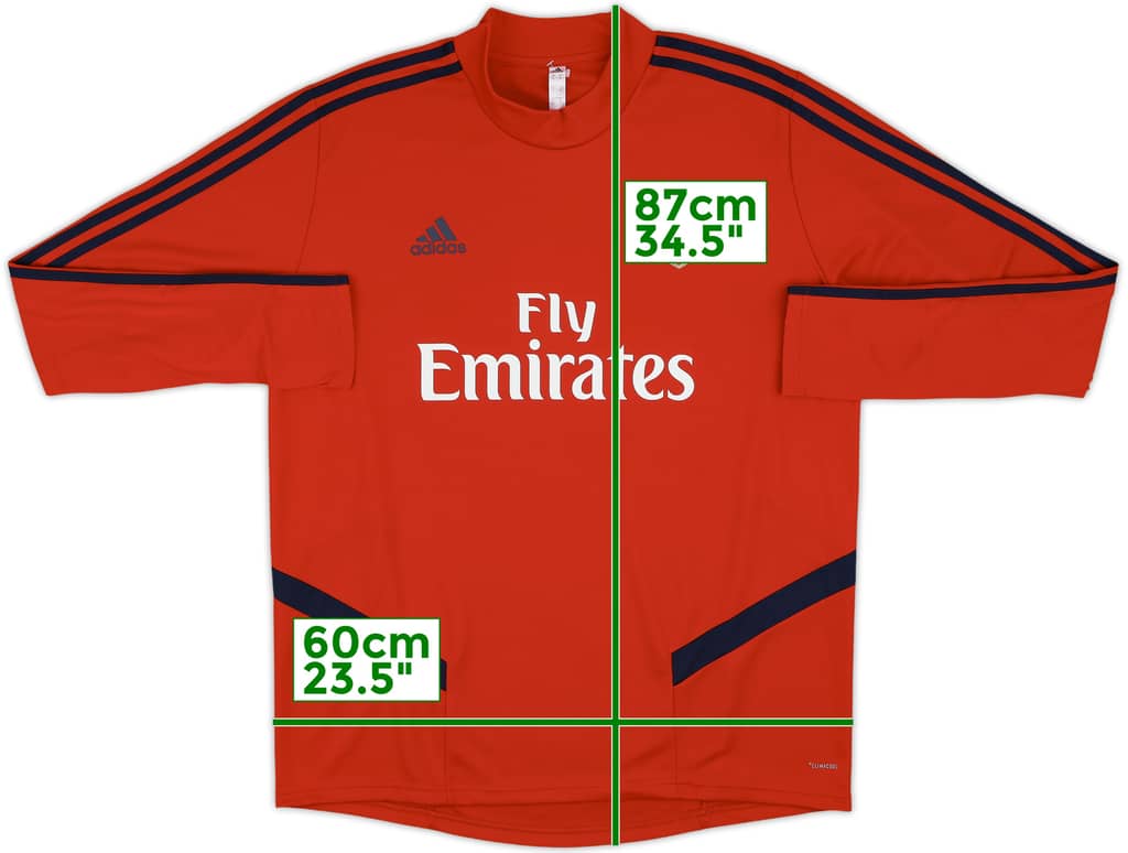 2019-20 Arsenal adidas Sweat Top - 8/10 - (XL)