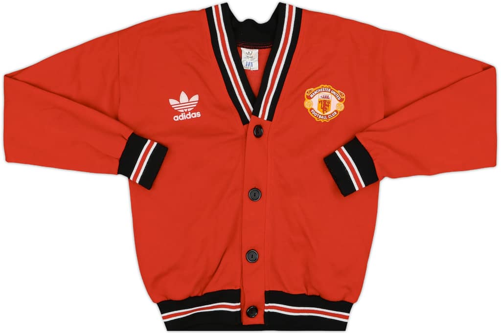 1988-90 Manchester United adidas Cardigan - 8/10 - (Y)