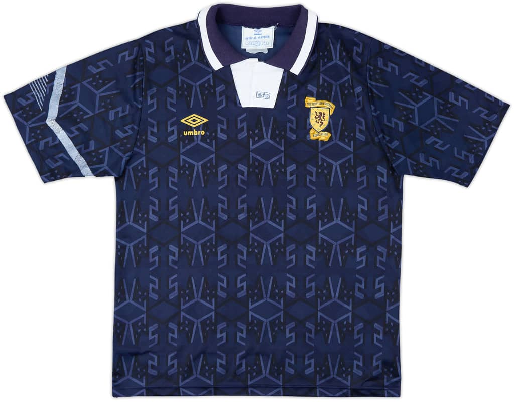 1991-94 Scotland Home Shirt - 8/10 - (L)
