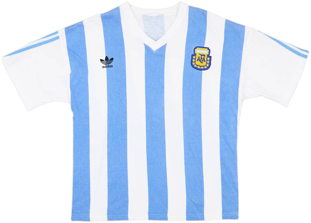 1991 Argentina Home Shirt - 9/10 - (L)