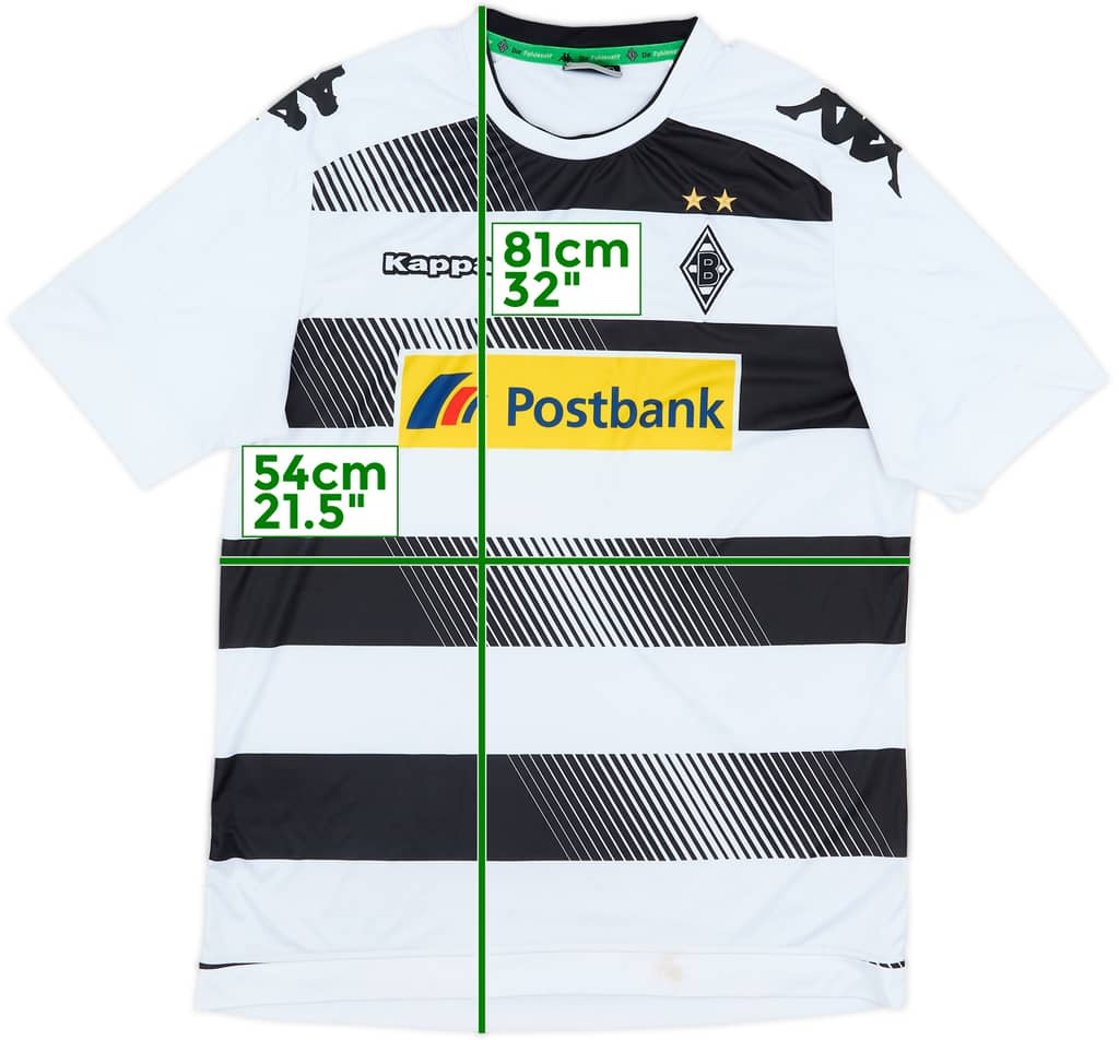 2016-17 Borussia Monchengladbach Home Shirt - 7/10 - (XL)