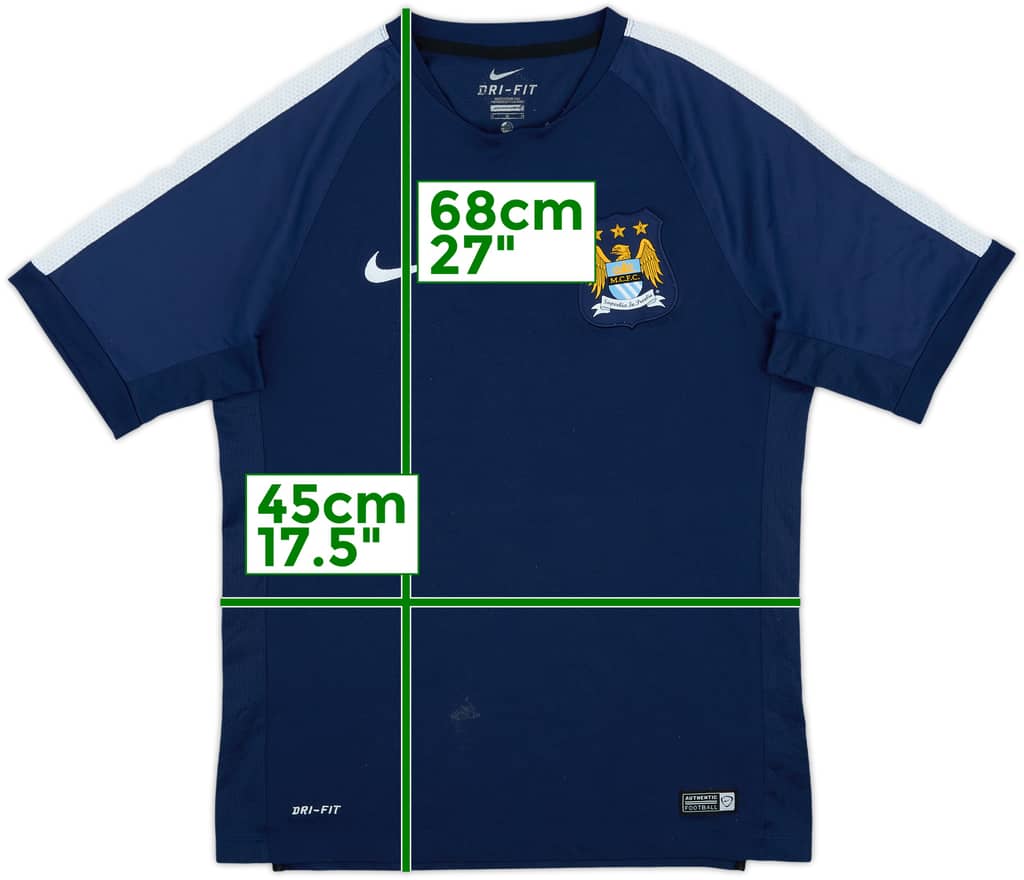2014-15 Manchester City Nike Training Shirt - 7/10 - (M)