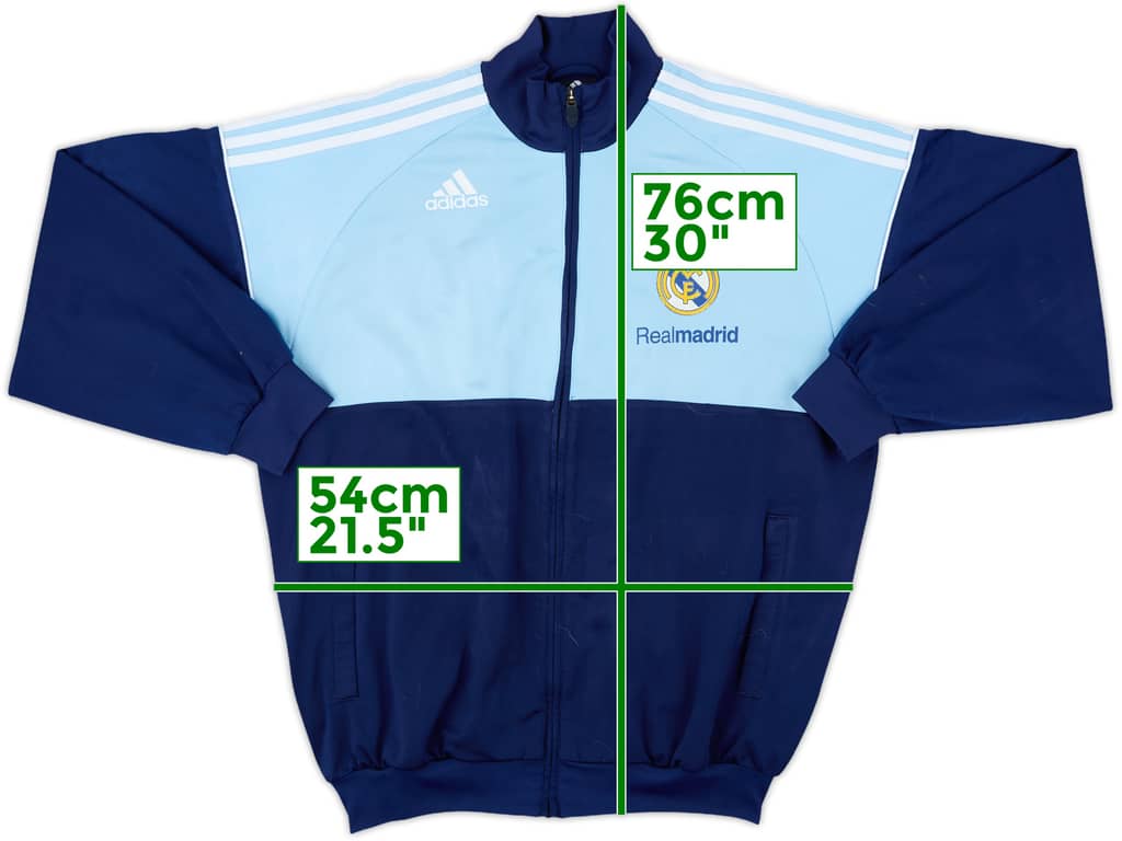 2007-08 Real Madrid adidas Track Jacket - 6/10 - (M)