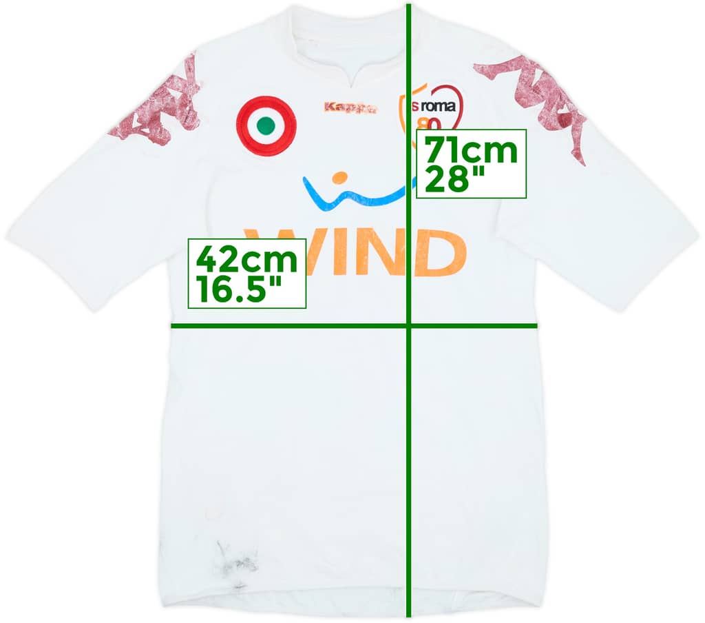 2007-08 Roma Away Shirt - 4/10 - (M)