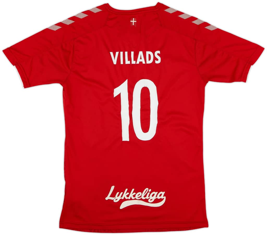 2019 Denmark Handball LykkeLiga Home Shirt Villads #10 - 7/10 - (S)