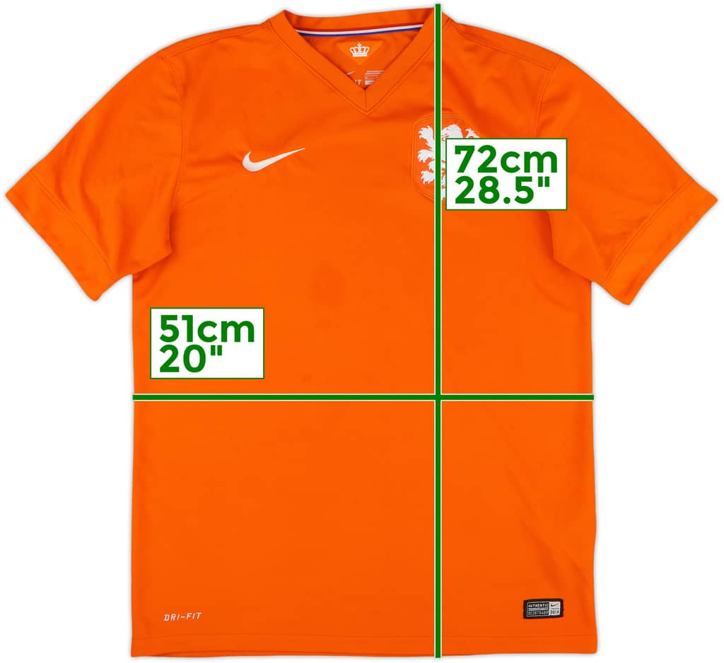 2014-15 Netherlands Home Shirt - 8/10 - (M)
