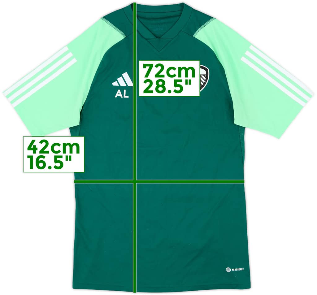 2022-23 Leeds United adidas Staff Issue Training Shirt AL - 8/10 - (S)