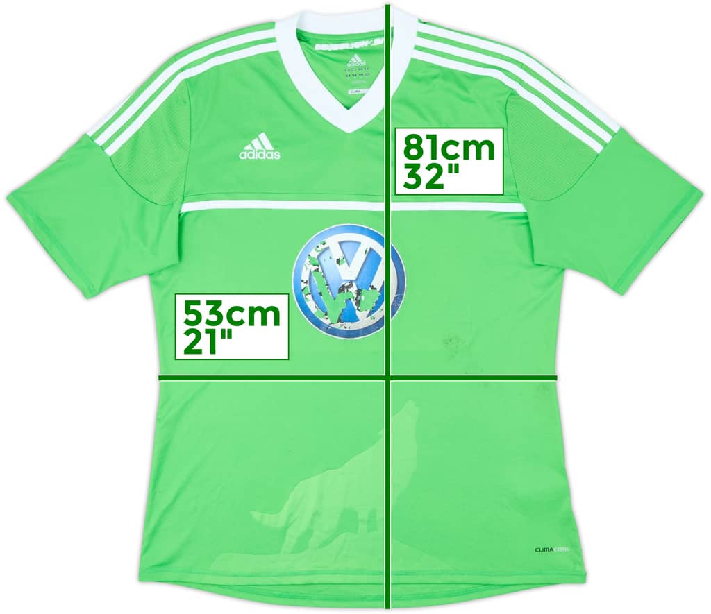 2012-13 Wolfsburg Home Shirt - 4/10 - (XL)