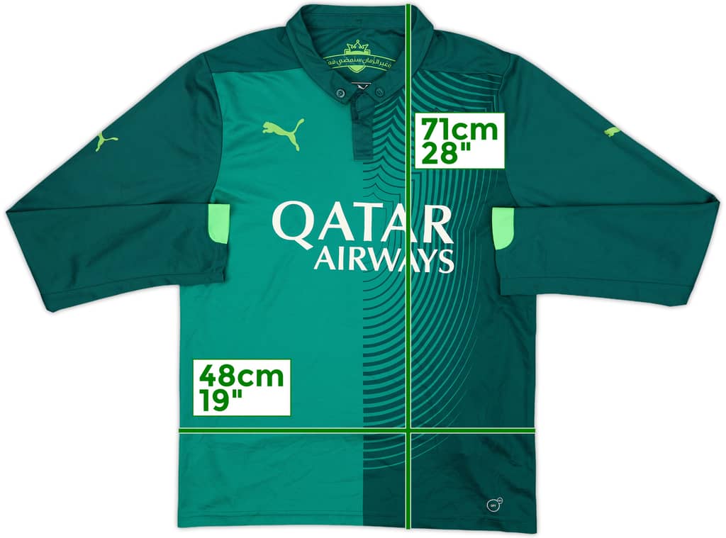 2015-16 Al-Ahli Away L/S Shirt - 9/10 - (S)