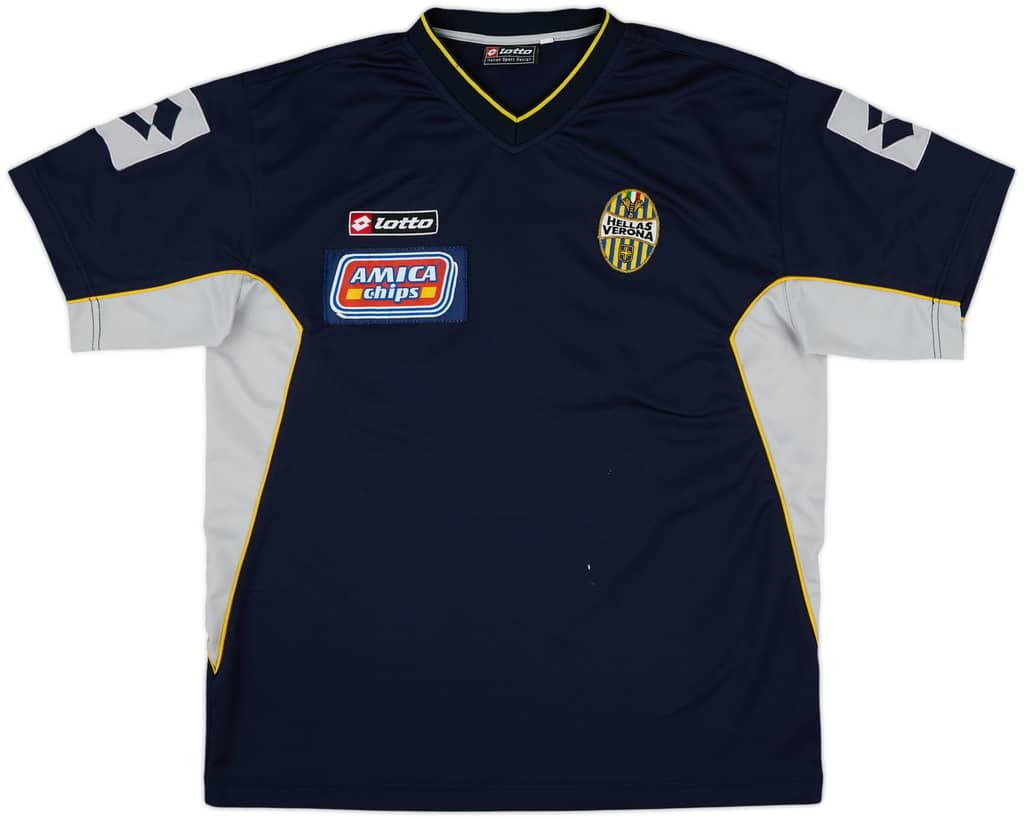 2001-02 Hellas Verona Lotto Training Shirt - 8/10 - (XL)