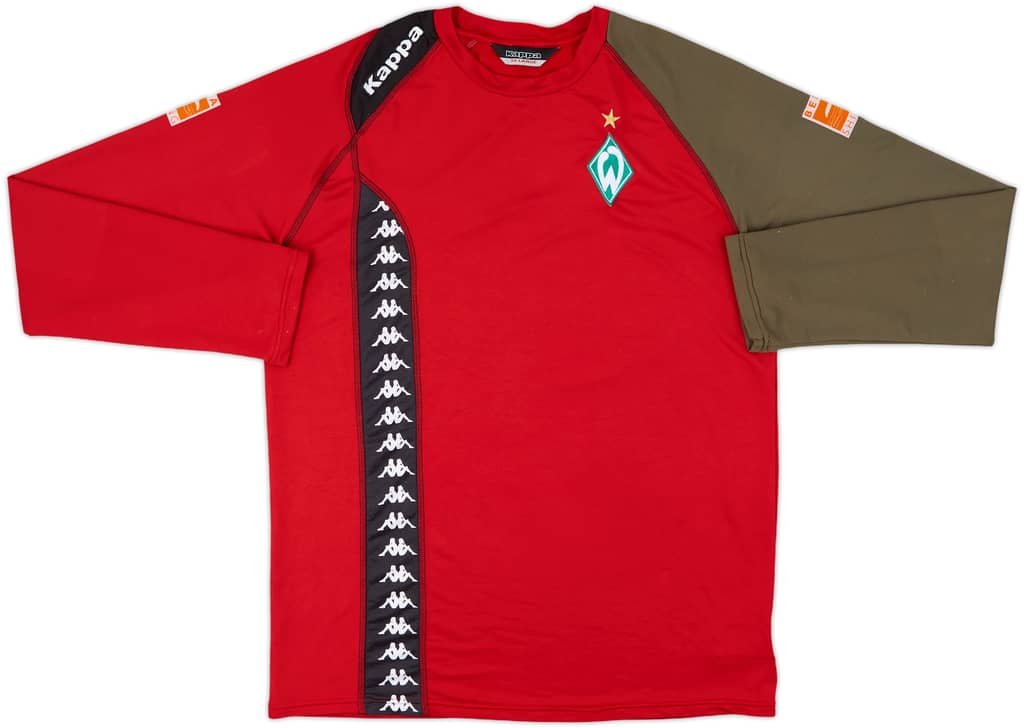 2007-08 Werder Bremen Kappa Training L/S Shirt - 8/10 - (XXL)
