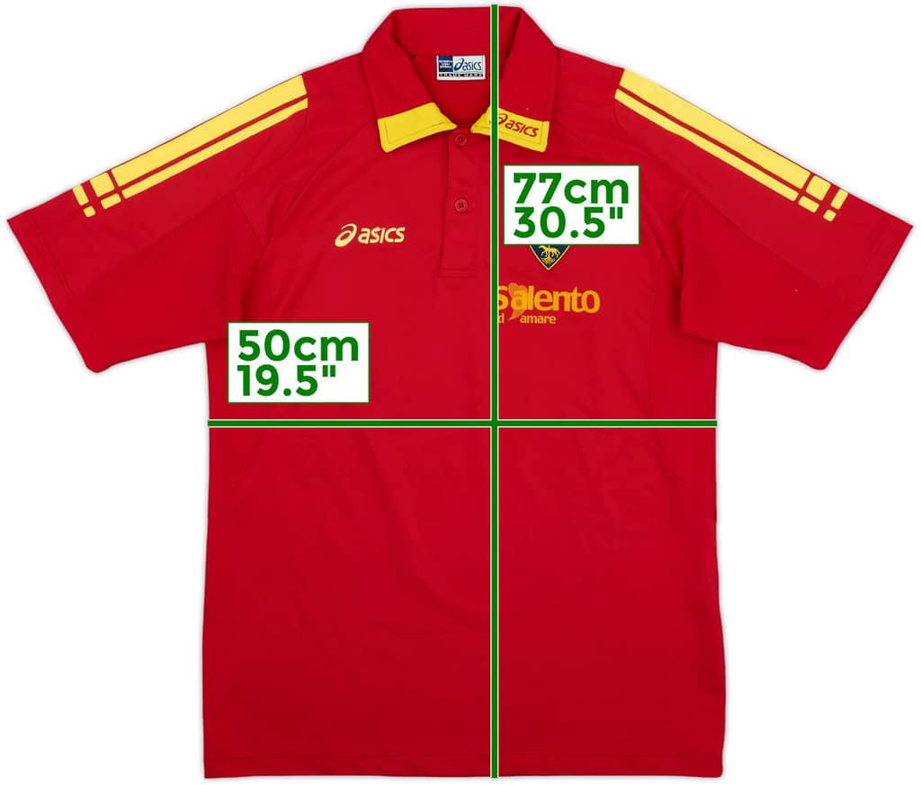 2006-07 Lecce Asics Polo Shirt - 8/10 - (S)