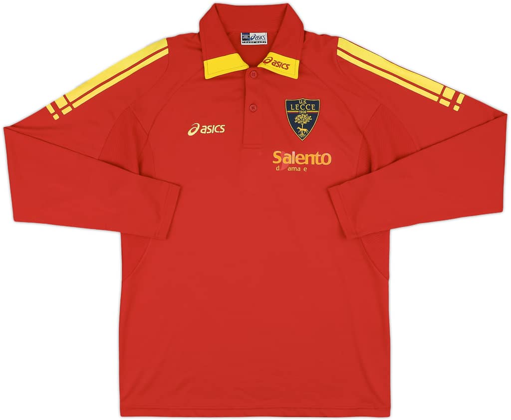 2006-07 Lecce Asics L/S Polo Shirt - 7/10 - (S)