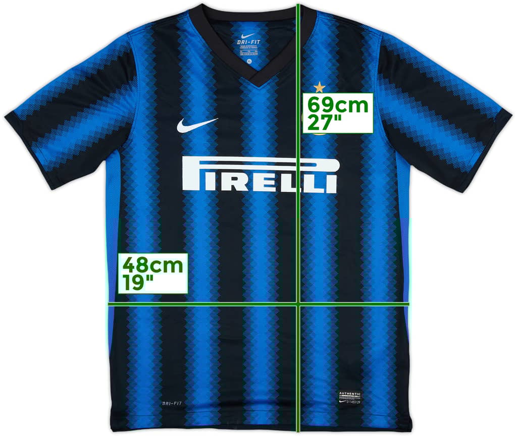 2010-11 Inter Milan Home Shirt - 8/10 - (XL.Boys)