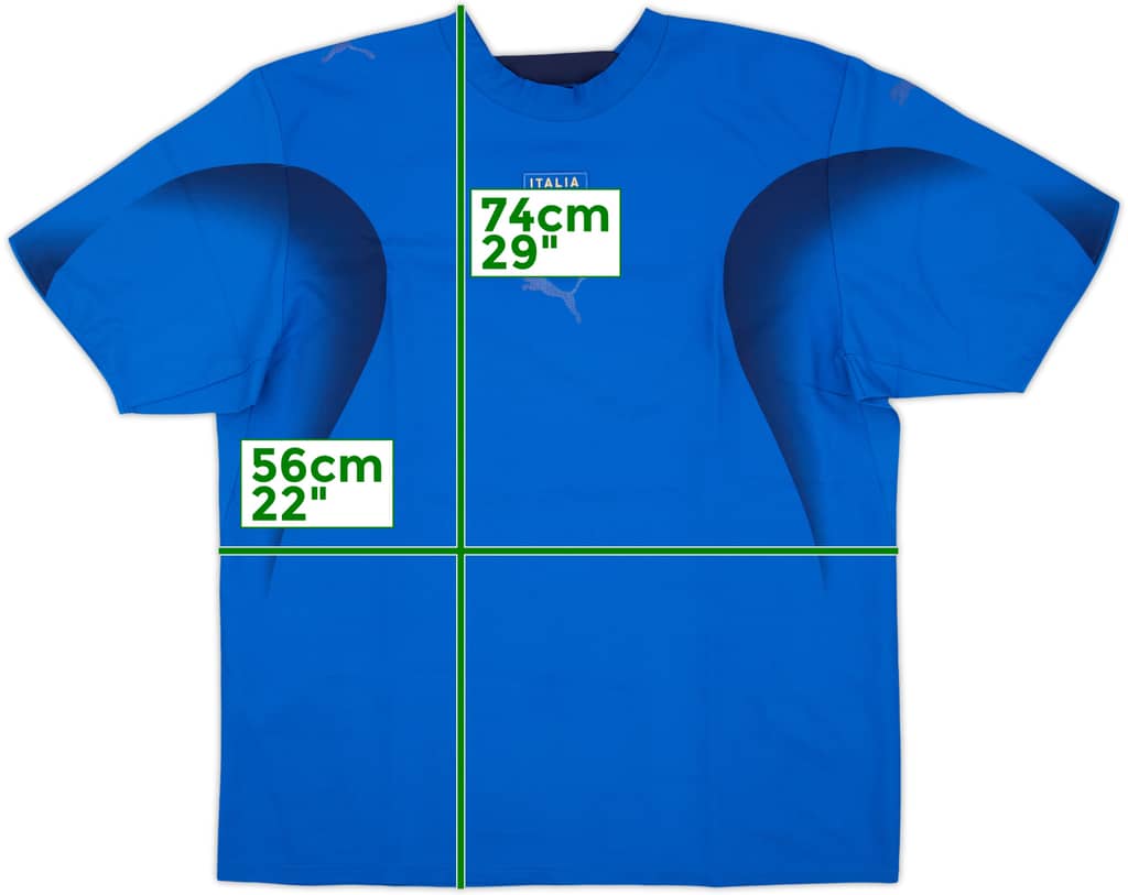 2006 Italy Home Shirt - 4/10 - (XL)