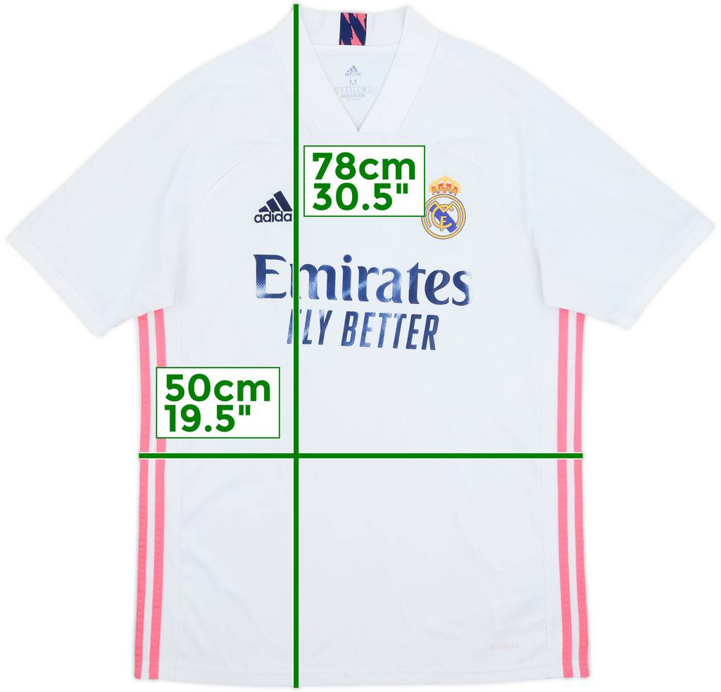 2020-21 Real Madrid Home Shirt - 5/10 - (M)