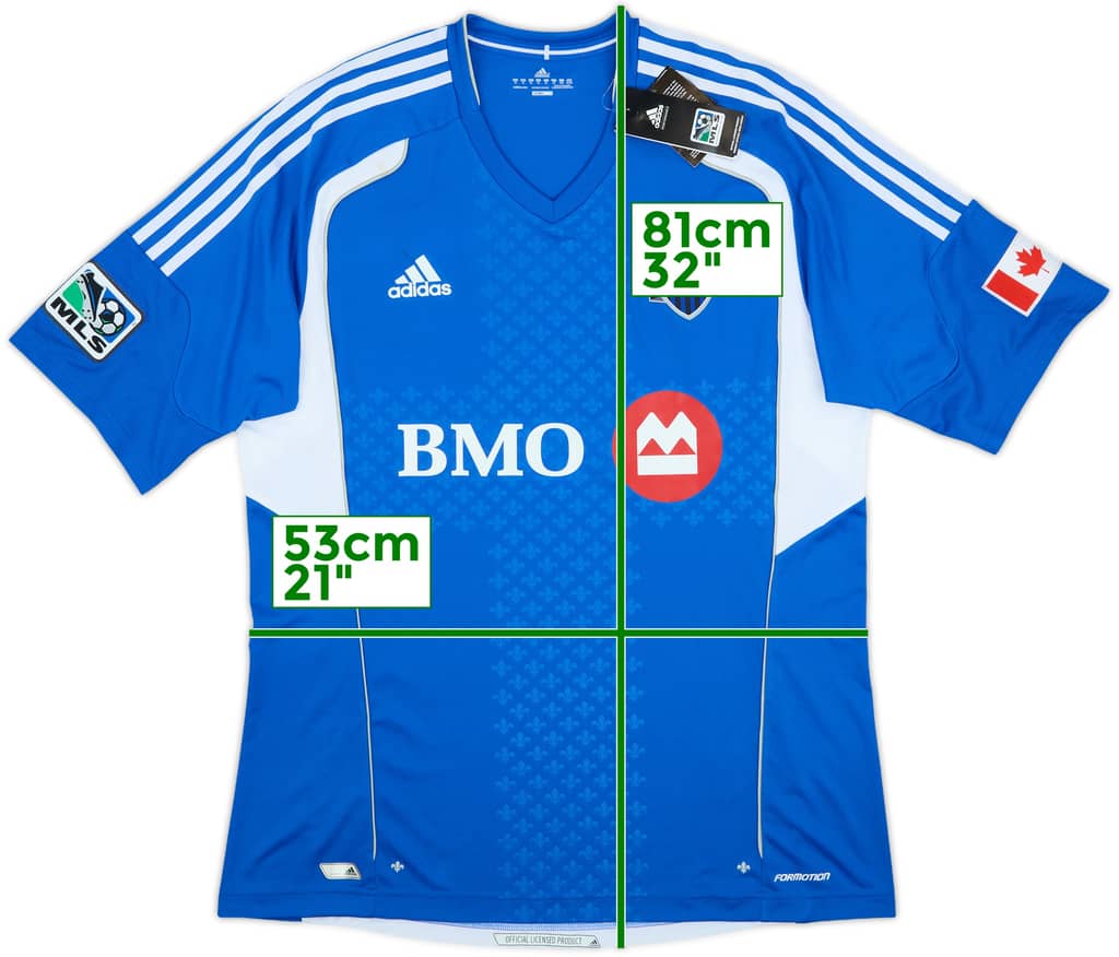 2012 Montreal Impact Authentic Home Shirt (XL)