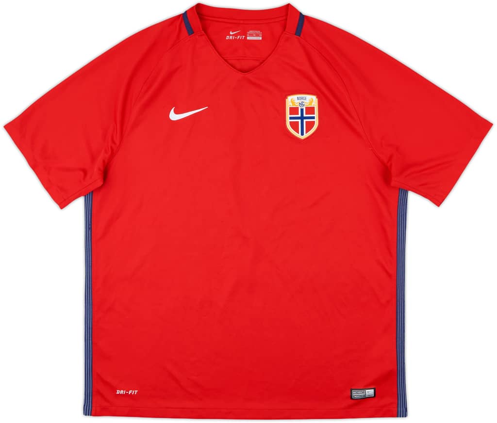 2016-18 Norway Home Shirt - 9/10 - (XL)