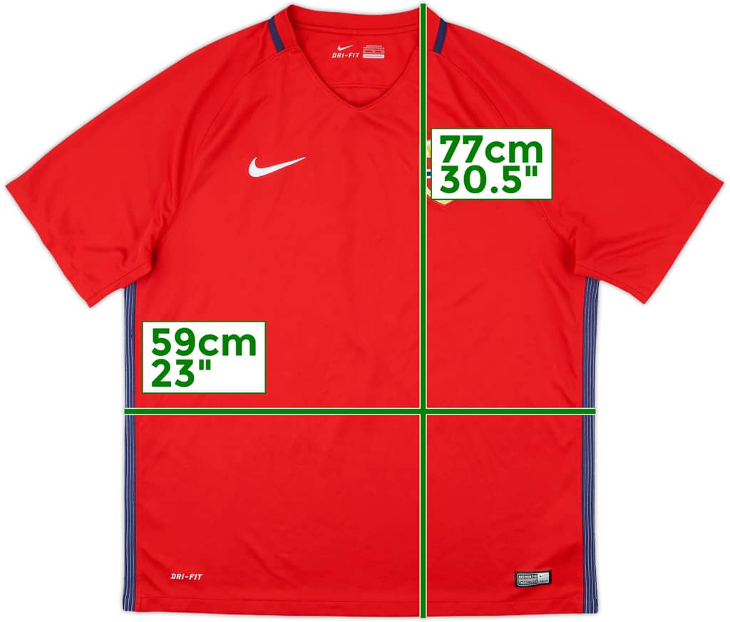 2016-18 Norway Home Shirt - 9/10 - (XL)