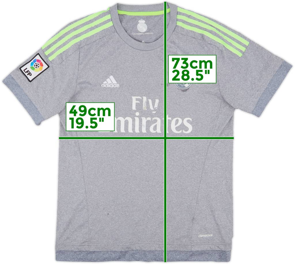 2015-16 Real Madrid Away Shirt - 5/10 - (M)
