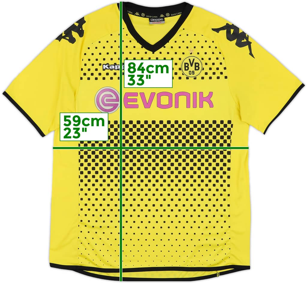 2011-12 Borussia Dortmund Home Shirt - 8/10 - (XXL)