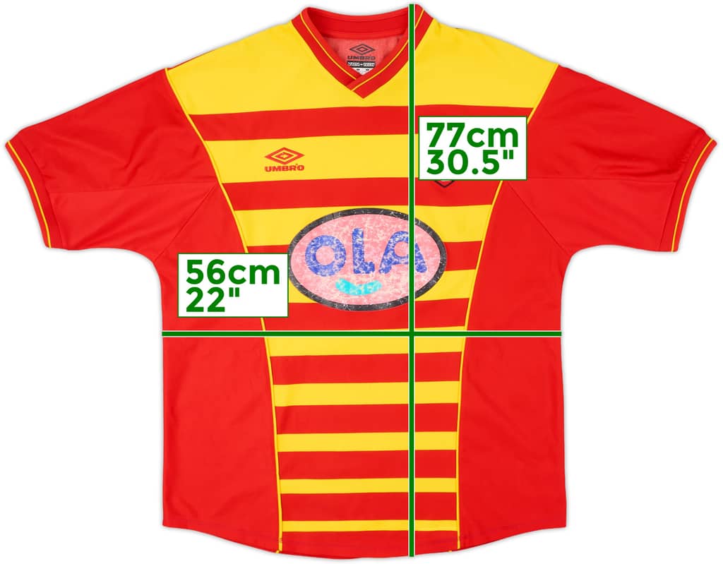 2000-01 Lens Home Shirt - 6/10 - (L)