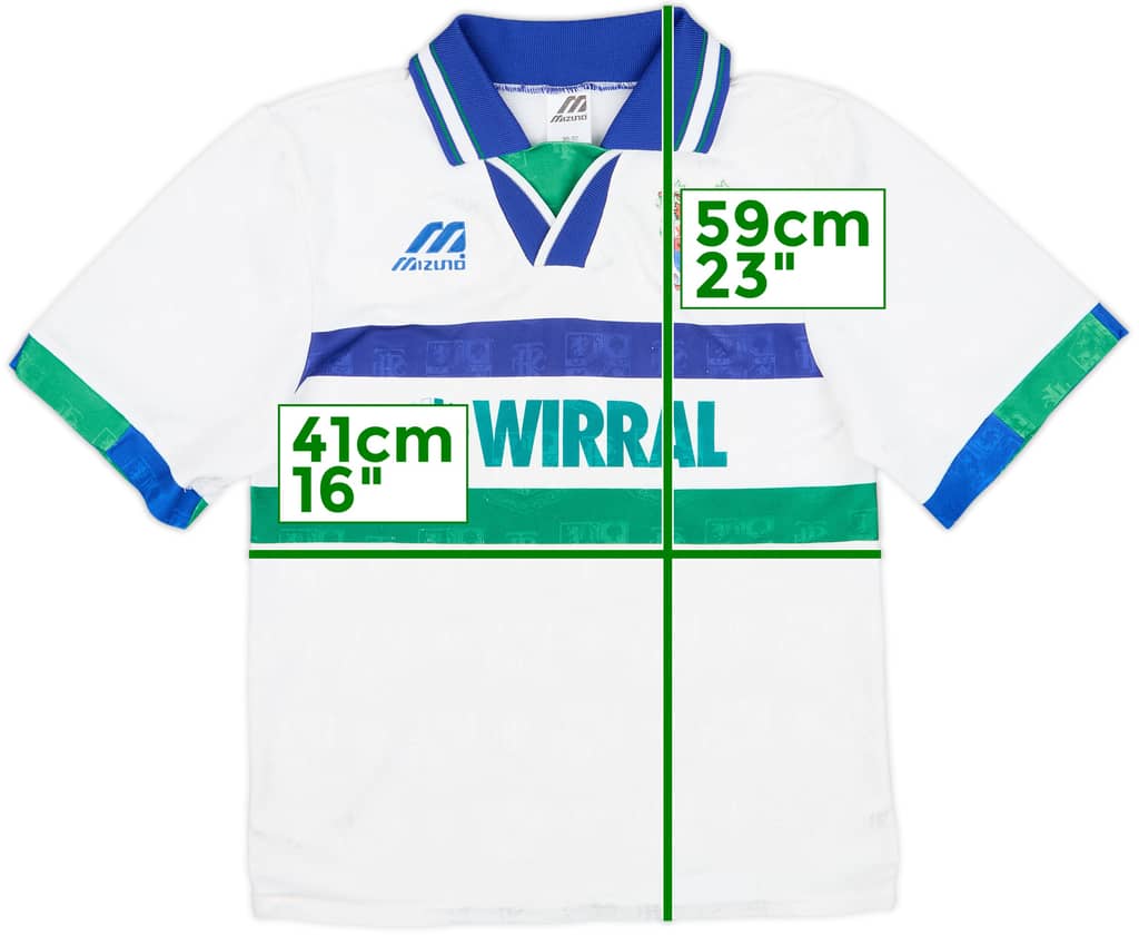 1995-97 Tranmere Rovers Home Shirt - 8/10 - (L.Boys)