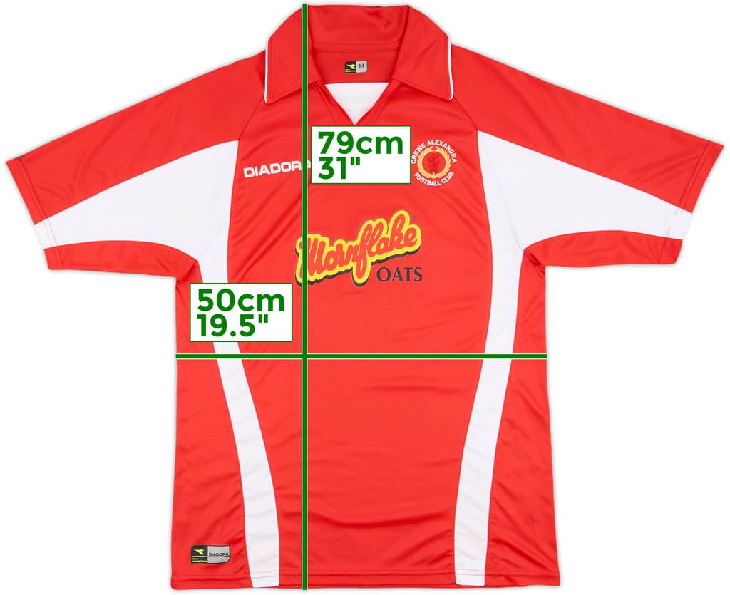 2005-06 Crewe Alexandra Home Shirt - 6/10 - (M)