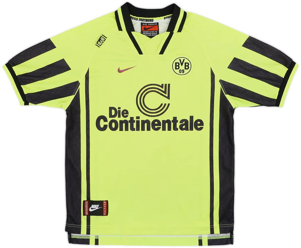 1996-97 Borussia Dortmund Home Shirt - 6/10 - (L.Boys)