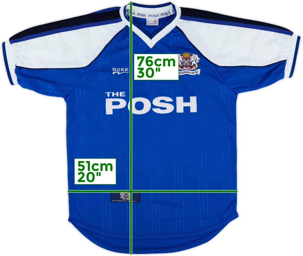 2000-01 Peterborough Home Shirt - 10/10 - (Y)