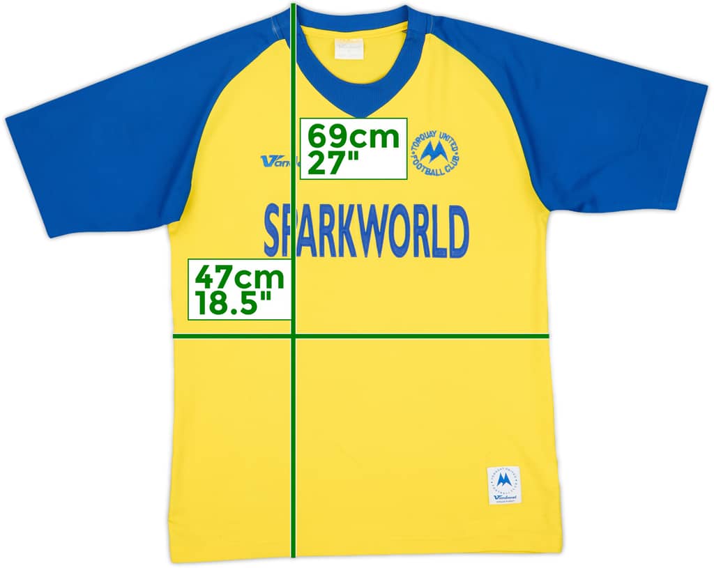 2005-06 Torquay United Home Shirt - 8/10 - (S)