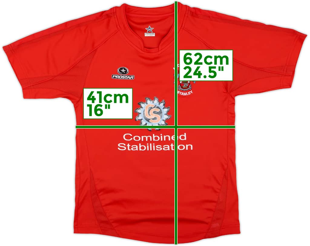 2008-09 Accrington Stanley Home Shirt - 8/10 - (L.Boys)
