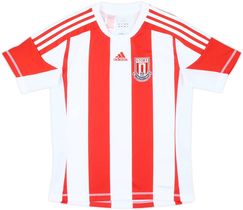 2012-13 Stoke '150 Years' Home Shirt - 7/10 - (M.Boys)