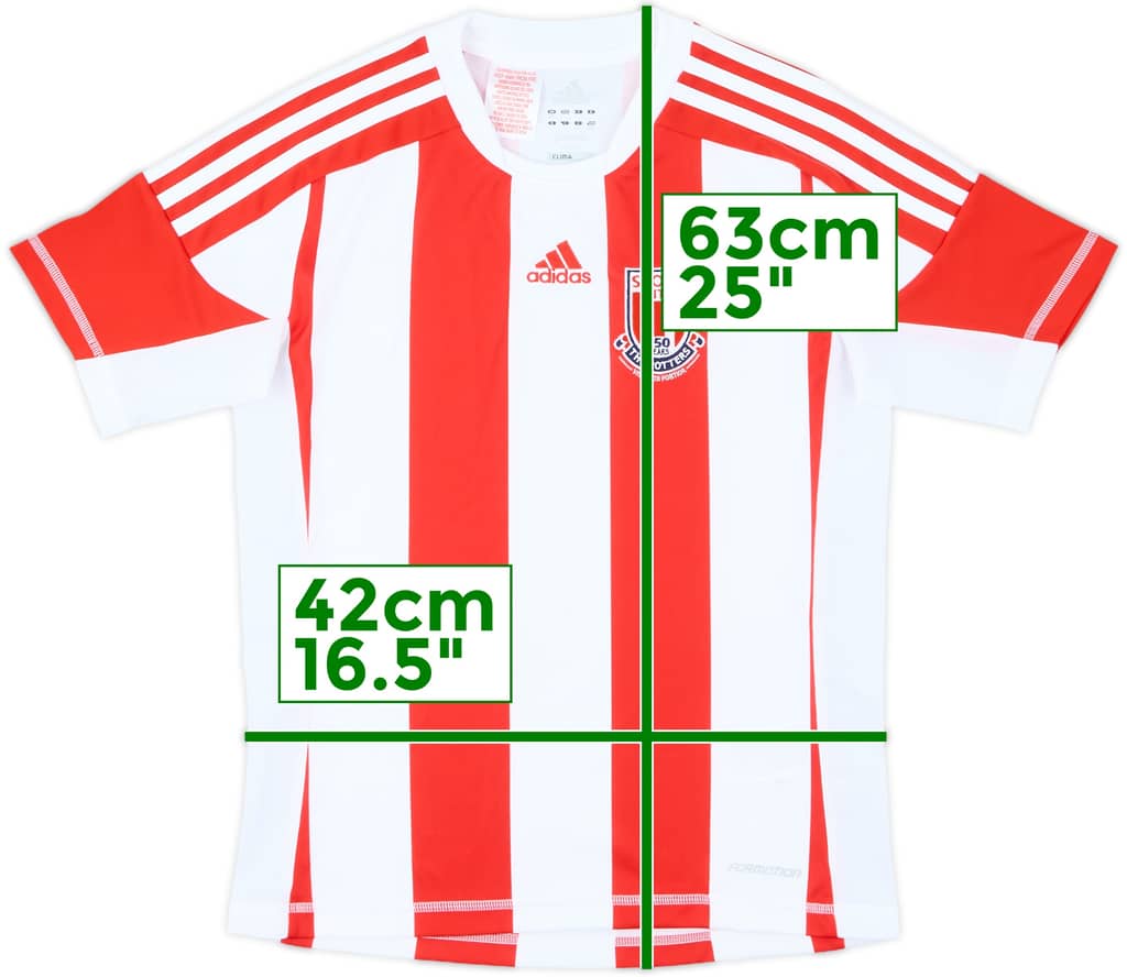 2012-13 Stoke '150 Years' Home Shirt - 7/10 - (M.Boys)