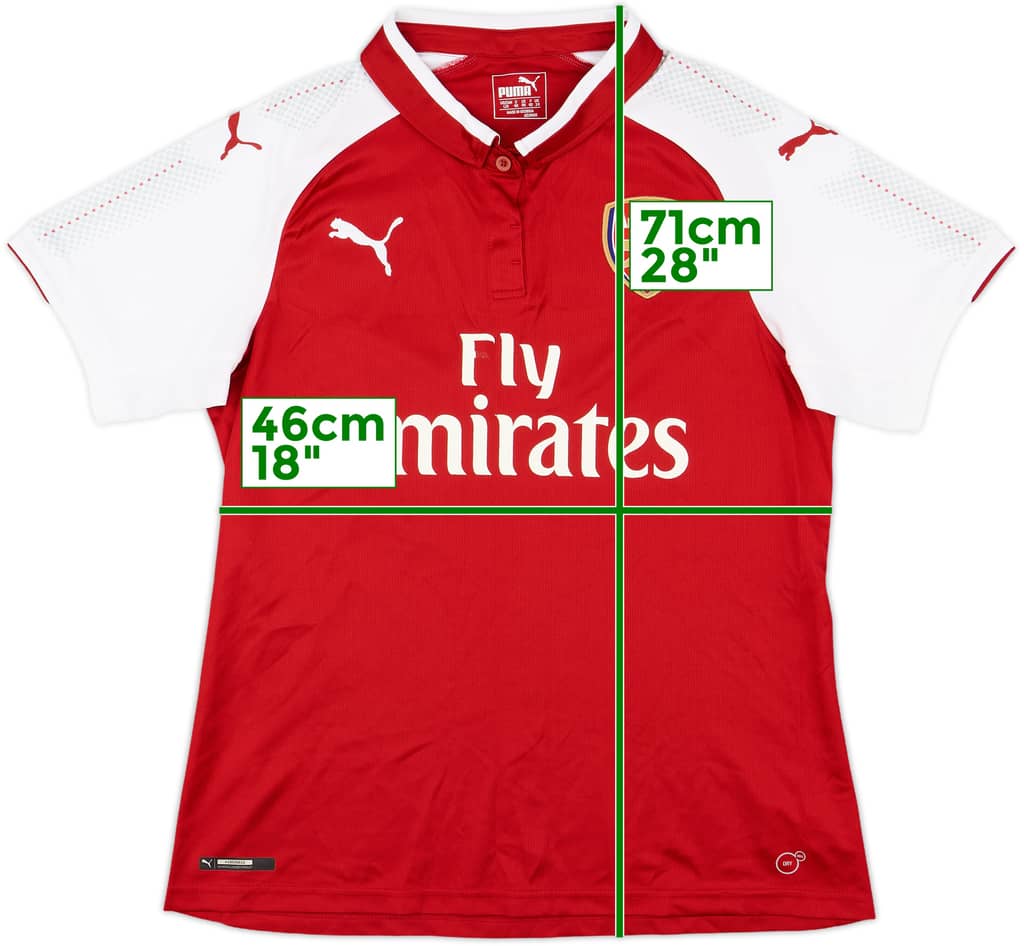 2017-18 Arsenal Home Shirt - 4/10 - (Women's L)