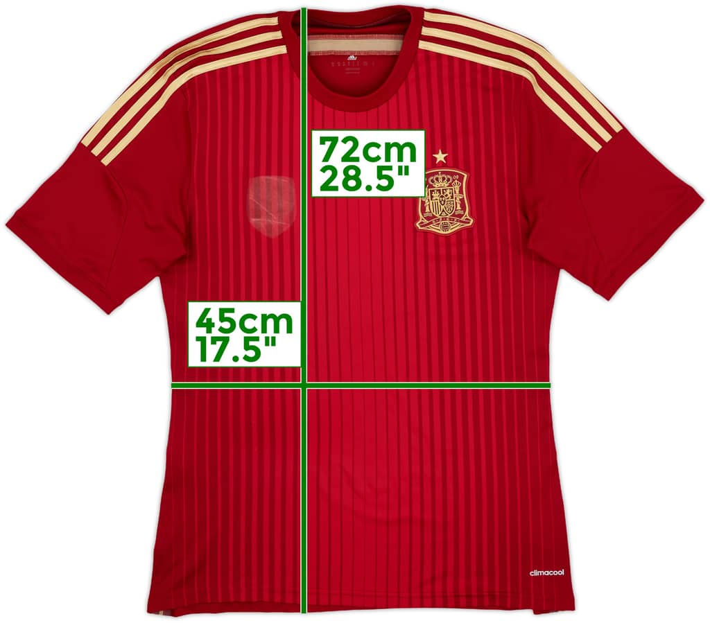 2013-15 Spain Home Shirt - 5/10 - (M)