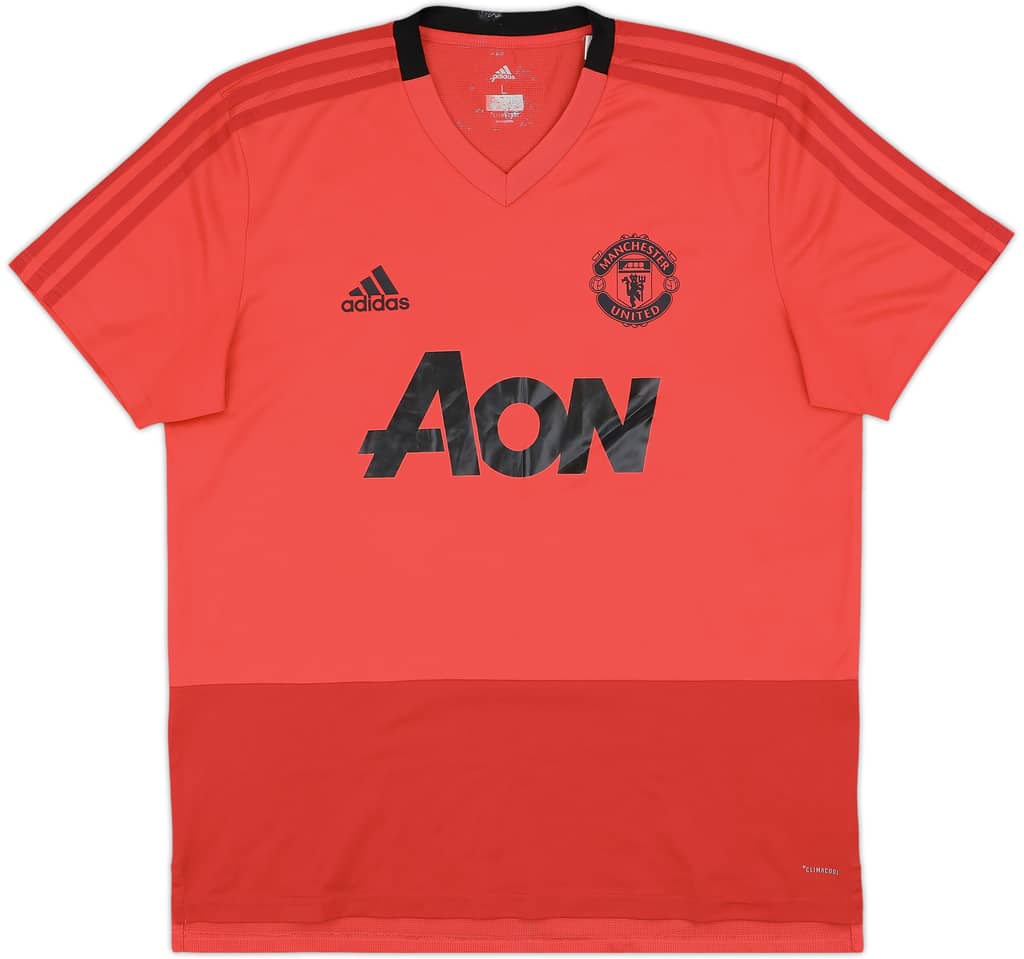 2018-19 Manchester United adidas Training Shirt - 8/10 - (L)