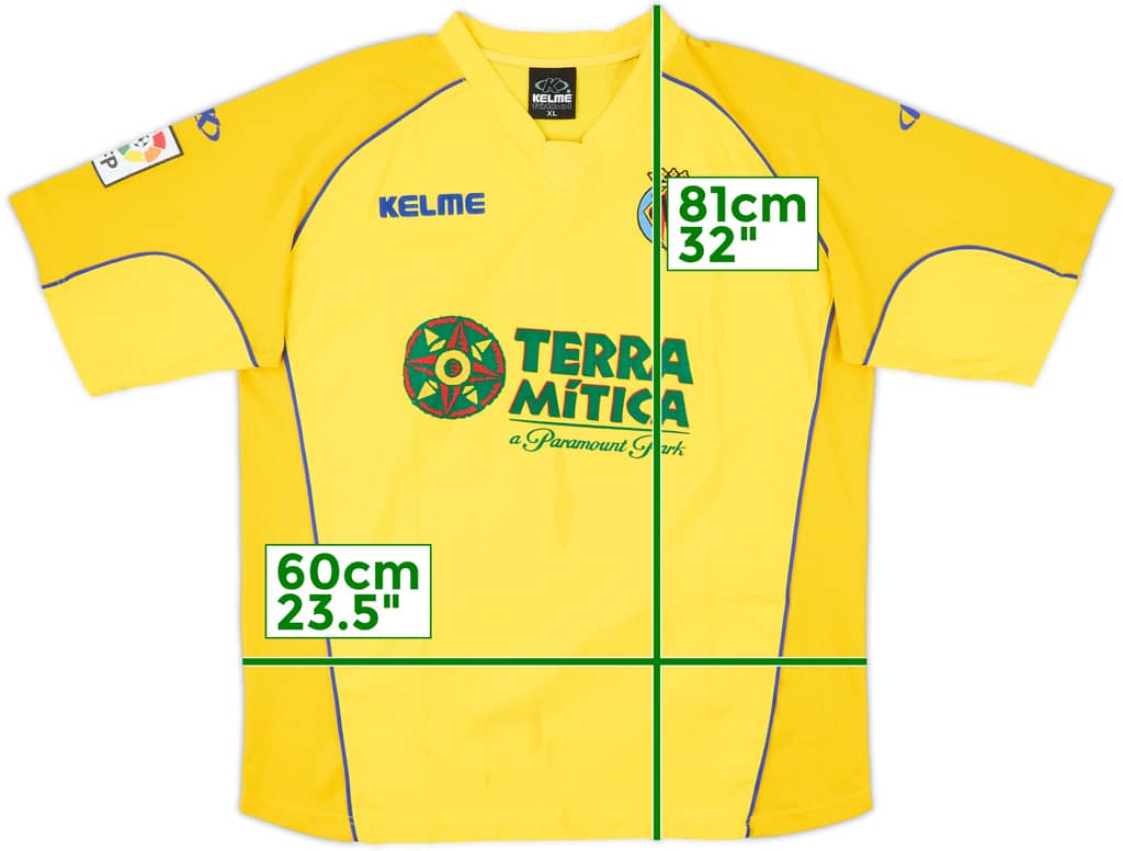 2003-04 Villarreal Home Shirt - 7/10 - (XL)
