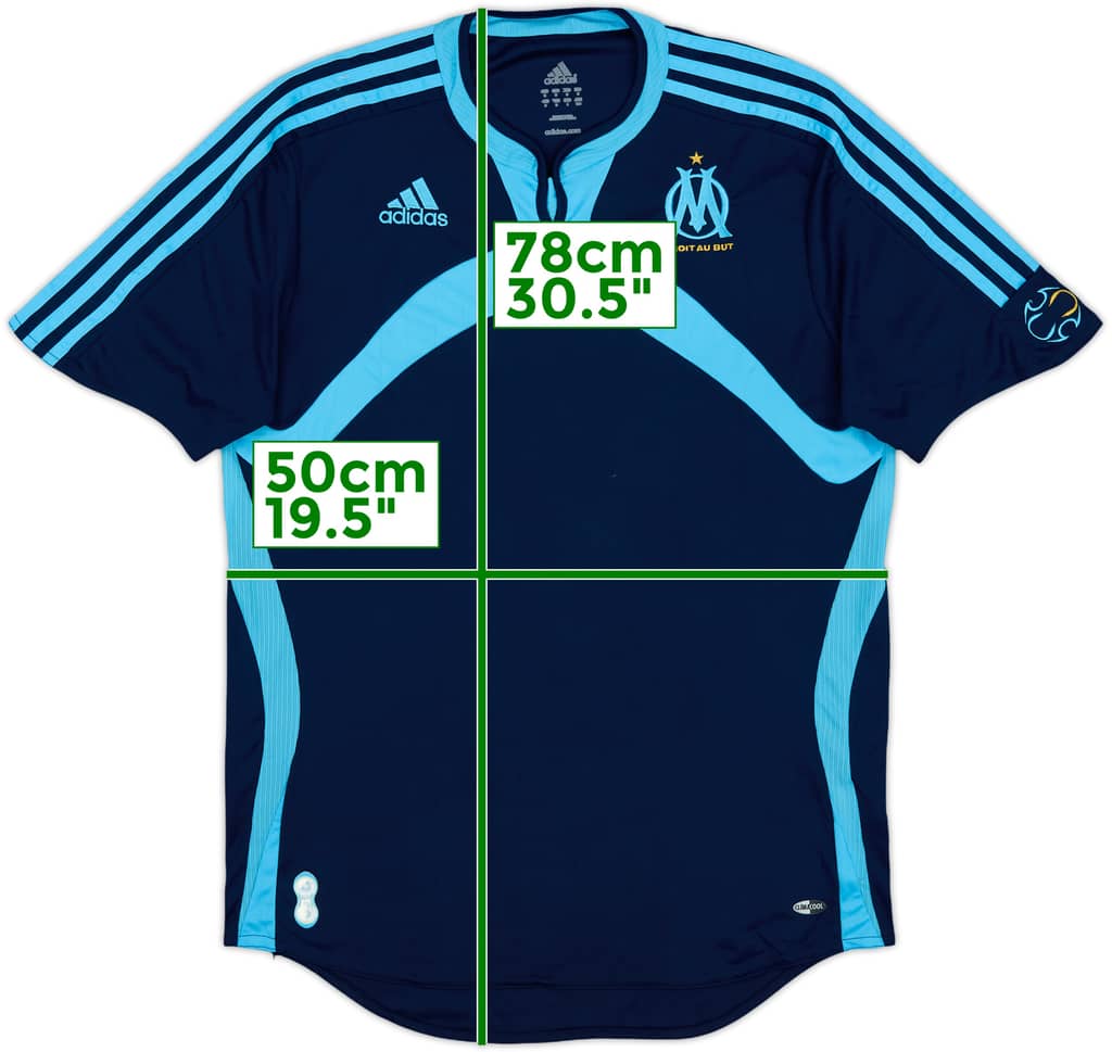 2006-07 Olympique Marseille Third Shirt - 7/10 - (L)